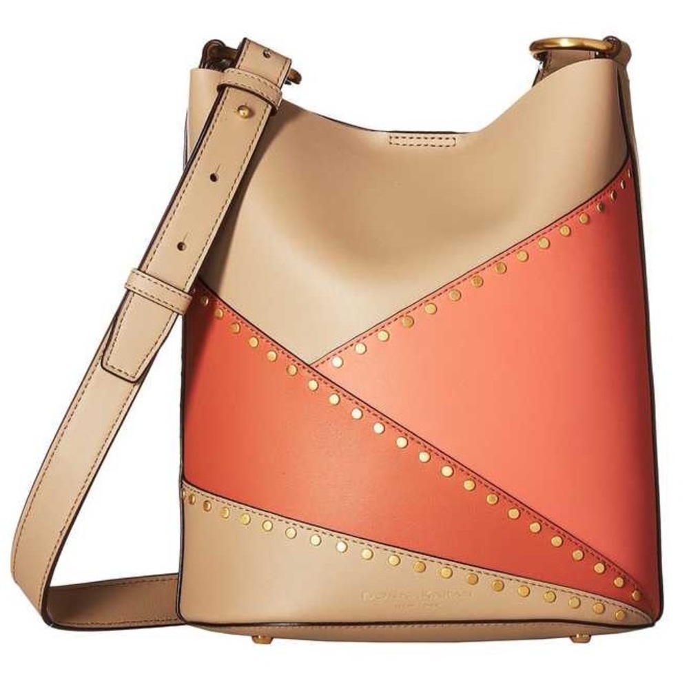 Donna Karan Sand Combo Adan Bucket Handbag - NWT